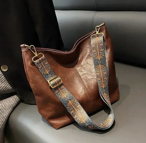 Borsa donna pelle - , marrone
