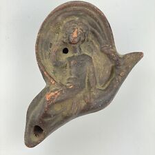 Lampada ad olio vintage stile romano forma a sirena novità stile terracotta 11 cm