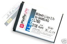 batteria li-ion 850MAH per