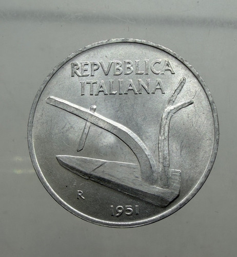 Repubblica italiana lire - 10,