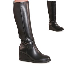 Stivali donna tacco zeppa - stivali,