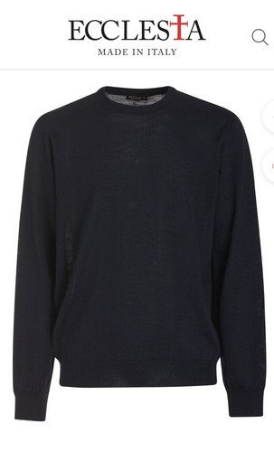 Maglione uomo blu made - -,