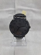 Timex T2N346 Orologio Da Polso Cinturino In Pelle Nero