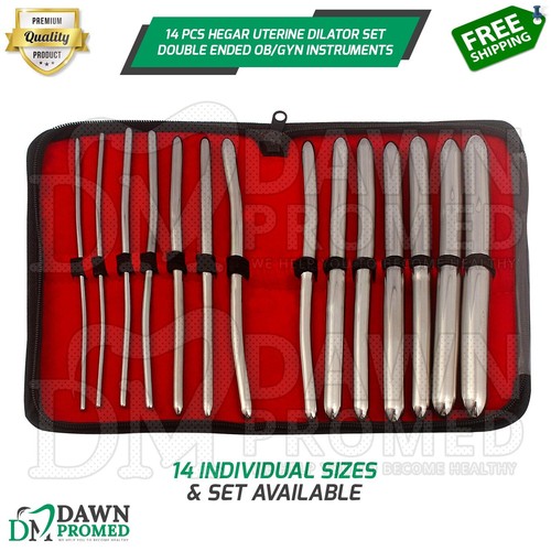 Set dilatatore uterino hegar - set,