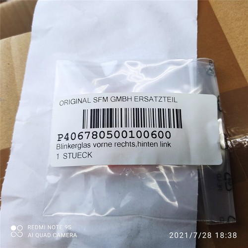 Vetro frecce sachs madass50 - vetro,