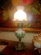  ANTICO LUME IN PORCELLANA CAPODIMONTE,EPOCA 1900,H 57