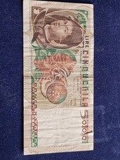 Banconota 5000 Lire Italia