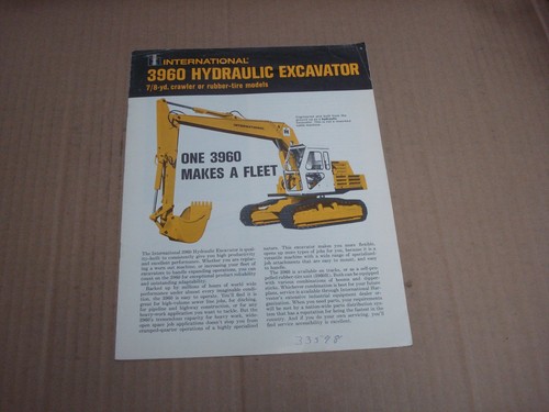 Brochure specifiche escavatore