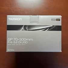 Tamron SP 70-300 mm F/4-5.6 Di USD teleobiettivo zoom per Sony con scatola cappuccio nuovo