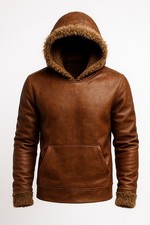 Felpa unisex in pelle di