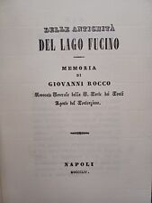 1854-DELLE ANTICHITA' DEL LAGO