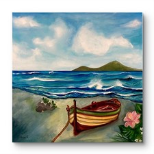 Quadro Dipinto A Olio Su Tela Painting Firmato