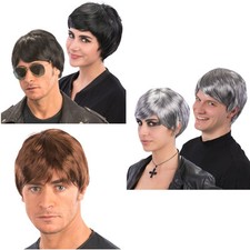 PARRUCCA GRIGIA CORTA CON