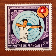 Polinesia Posta Aerea Num 53