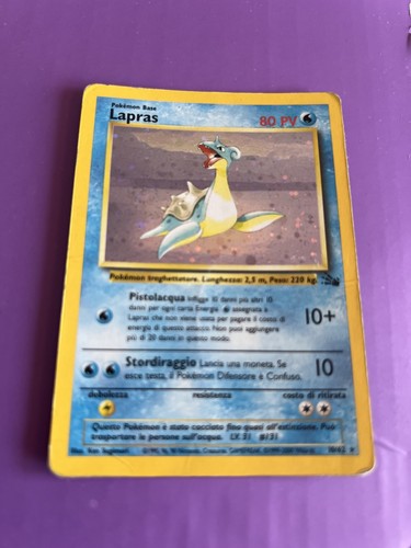 Carta pokemon prima edizione - carta,