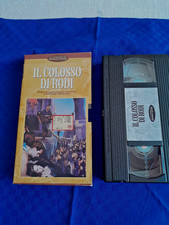 VHS FILM IL COLOSSO DI RODI DI SERGIO LEONE VIDEOCASSETTA DA COLLEZIONE