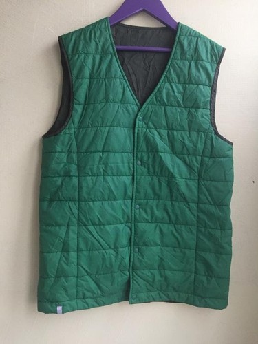 Gilet donna minimo verde