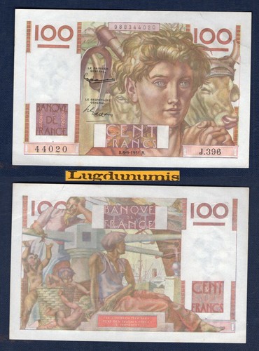 100 francs jeune paysan - 100,