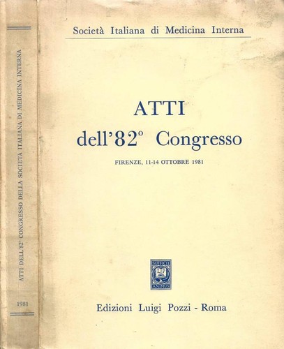 Atti dell congresso - dell'82°,