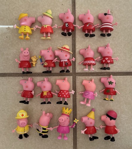 Different peppa pig figures - different,