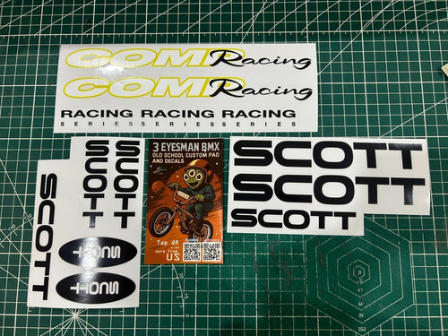 Adesivo decalcomania scott - adesivo,