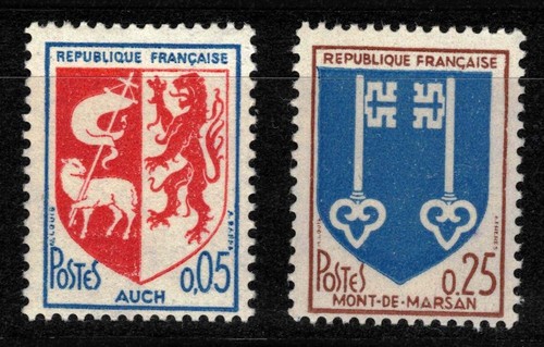 Francia 1966 stemmi città - francia,