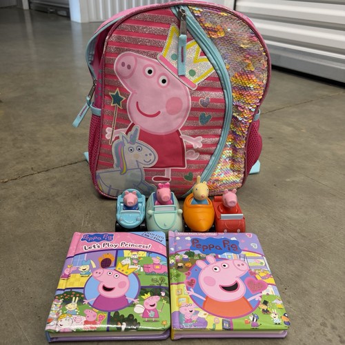 Peppa pig backpack lot sequins - peppa,