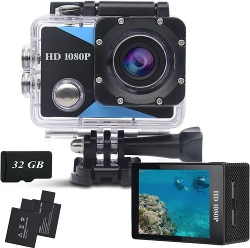 Action cam 1080p - action, scheda