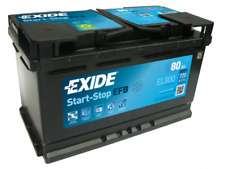 BATTERIA PER AUTO EXIDE 80 AH 720A EN EL800 SPUNTO EFB START E STOP