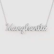 Collana NOME donna acciaio