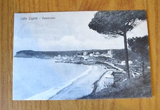 CARTOLINA GENOVA CELLE LIGURE PANORAMA RARA VIAGGIATA 1916 SUBALPINA QQ