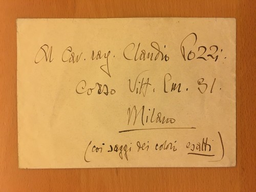 Busta autografa gabriele - di,