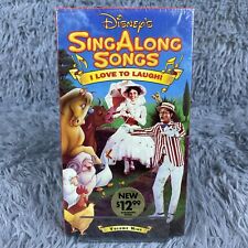 Disneys Sing Along Songs Mary Poppins I Love To Laugh Volume 9 VHS 1993 SEALED