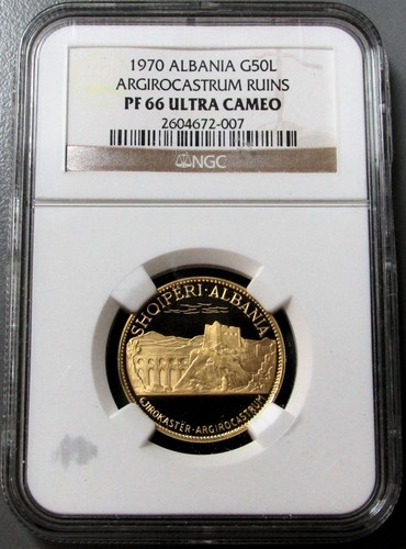 1970 gold albania - albania, minted)