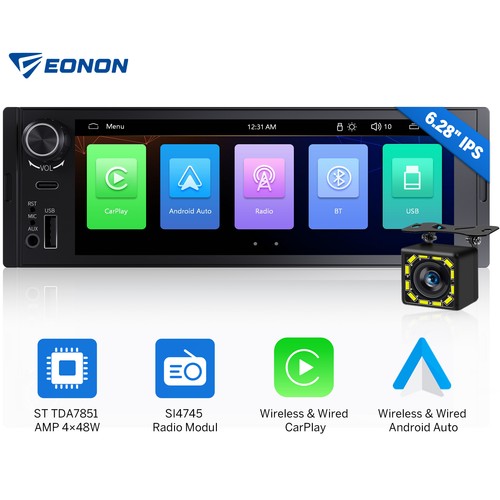 Autoradio eonon singolo - autoradio, din