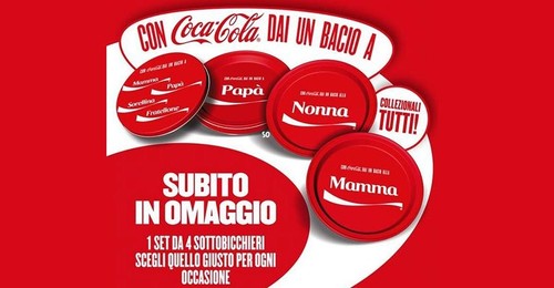 Sottobicchieri coca cola - sottobicchieri, coca-cola