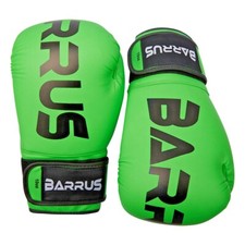 GUANTONI BOXE FLUO GREEN 10 ONCE FIKBMS APPROVATO KICK BOXING MUAY THAI FIT BOXE