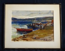 - ITALO LOMBARDI - VECCHIO QUADRO DIPINTO AD OLIO