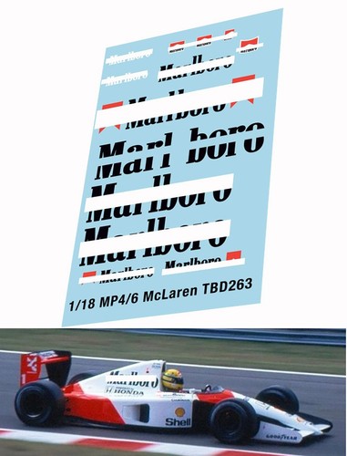 Decals per mclaren mp4 6 - decals,
