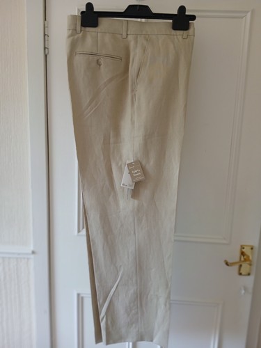 Pantalone abito uomo puro lino - uomo,