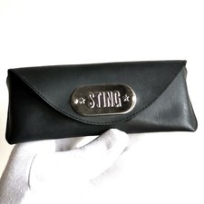 fodero occhiali da sole vista STING box case sunglasses astuccio custodia pelle