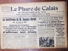 Doriot A Lille 1942 Pas De