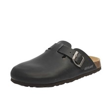 Grunland Bobo - Clog Con Fibbia Nero - Uomo Scarpe Ciabatte Zoccoli