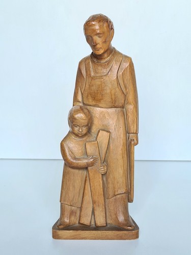 Statua religiosa legno - statua,