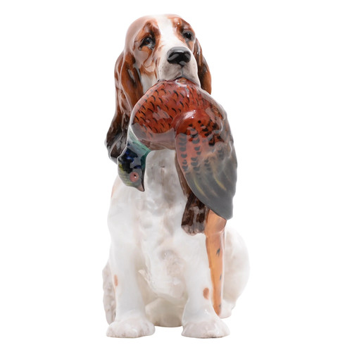 Cocker spaniel with - , pheasant
