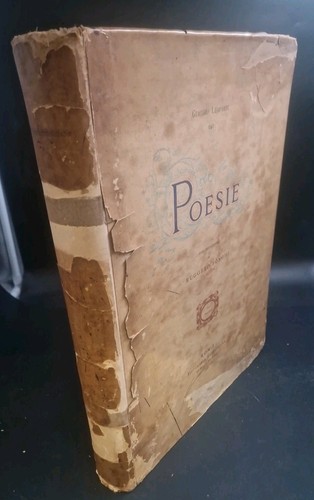 Libro antico poesie - libro,