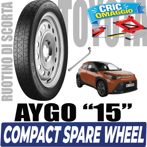 Ruotino scorta toyota aygo - toyota, 2