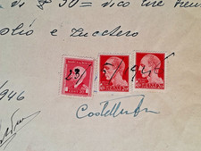 1946 RE DI MAGGIO - VALORI