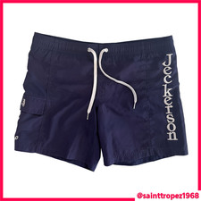 JECKERSON Costume Uomo Scritta Ricamato in rilievo Boxer Mare Blu Taglia M