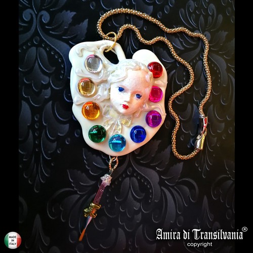 Collana pendaglio bigiotteria - collana,